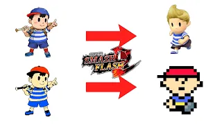 SSF2 Costumes Origins (Ness) | EarthBound Universe