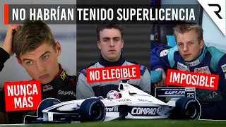 Los ocho campeones del mundo de F1 que no habrían calificado para una Superlicencia