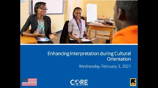 Webinar: Enhancing Interpretation During CO