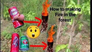 Creating survival skills to make fire #diy #survival #bushcraft #survivalskills