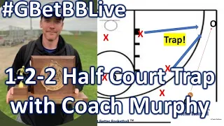 GBetBBLive: 1-2-2 Low Half Court Trap with Ben Murphy