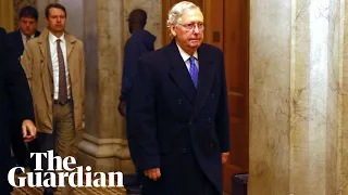 Mitch McConnell and Chuck Schumer speak on Senate floor after Trump impeachment - as it happened