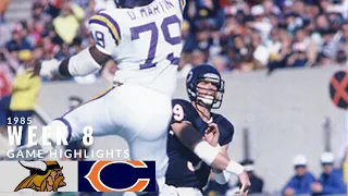 Jim McMahon Leads Undefeated Chicago Past The Vikings! (Vikings vs. Bears 1985, Week 8)