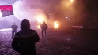 Battle on Hrushevskoho Street #3 "Burning" / Бій на Грушевського #3 "Палає"