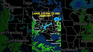 U.S Weather: Large Storm to End February? Pay Attention to THIS! | February 21 #snow #severeweather