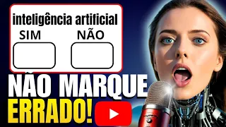 Se Você Usa Voz de IA ou Voz Sintética Clique Agora l Regra do Youtube de Sobre IA