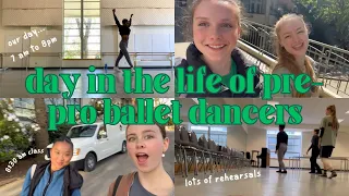 day in the life of pre-pro ballet dancers!