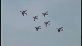 Patrouille Suisse at RIAT Boscombe Down on 14 June 1992