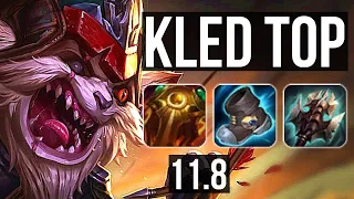 KLED vs MALPHITE (TOP) | 3.5M mastery, 2800+ games, Rank 6 Kled, 9/3/10, Godlike | KR Master | v11.8