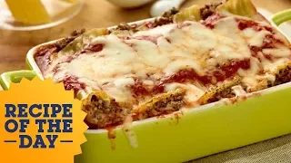 Recipe of the Day: Giada's Beef and Cheese Manicotti | Everyday Italian | Food Network