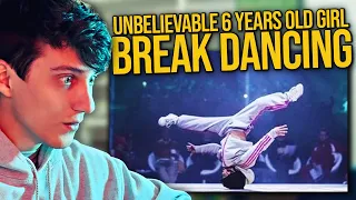 B-Boy Reacts to Unbelievable 6 Year Old Girl Break Dancing (Bboy Lee vs Bgirl Terra)