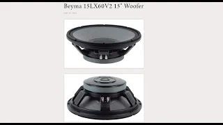 Beyma 15LX60V2 15" Woofer