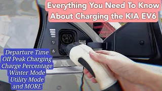 How to KIA EV6 | Charging, Set Up Departure Time, Other Charging Settings