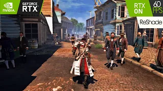 ASSASSIN'S CREED ROGUE | RTX ON + RESHADE + PASCAL GLICHER RAY TRACING | 60 FPS GAMEPLAY