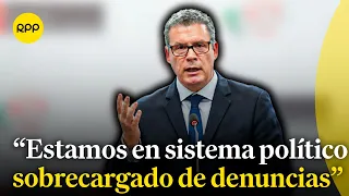 "Estamos es un sistema político sobrecargado de denuncias", afirma el ministro de Educación