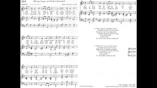 All My Hope on God Is Founded - The book of praise 104 [organ + vocal]