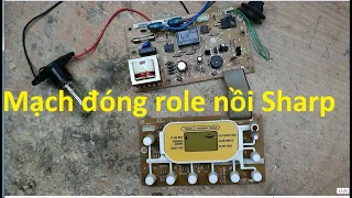 Nồi cơm Sharp không đóng Role