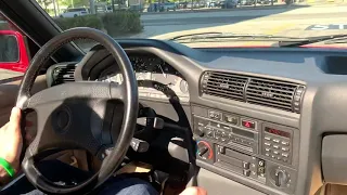 1992 BMW 325i Convertible: Driving