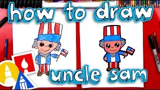 How To Draw Uncle Sam Cartoon