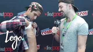 Matteo Lane Talks To Teen Wolf's Tyler Posey At New York's Comic Con | Logo