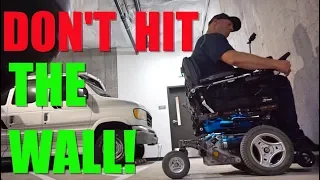 MEGA VLOG 427: wheelchair OBSTACLE AVOIDANCE! (kinda)