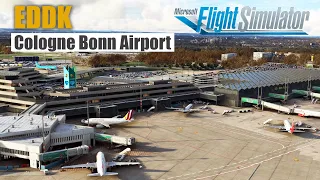 EDDK Cologne Bonn Airport | Stunning 4K - European Series in MSFS 2020