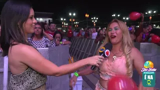 Joelma do Sertão! Fã da cantora não perdeu o show da artista no São João de Santa Luzia