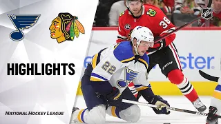 Blues @ Blackhawks 10/1/21 | NHL Highlights