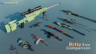 Rifle Size Comparison | 3D