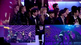 GOT7 & idols reaction to BTS - Not Today [MAMA 2017]