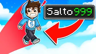 ¡Minecraft PERO CADA VEZ SALTAS más ALTURA! 😱🤢 PASO MINECRAFT ROLEPLAY CON SILVIO Y FRANCISCO