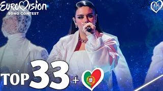 Eurovision 2024 - My Top 33 (NEW: 🇵🇹)