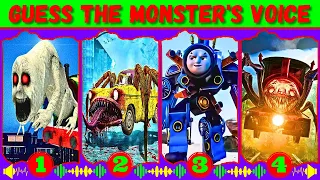 Guess Monster Voice Cursed Percy, Car Eater, Thomas Skibidi, Choo Choo Charles Coffin Dance