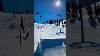Hard fall from last winter, don’t judge filming.   #mammothmountain #snowboarding #fy #winter #snow