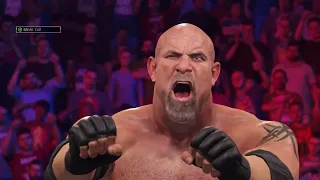 Spear & JackHammer | Brock Lesnar vs Goldberg - Survivor Series Full Match | WWE2K22 PC Gameplay