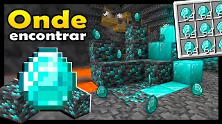 MINECRAFT 1.20 - COMO ENCONTRAR A DIAMANTES DE FORMA FÁCIL E RÁPIDO!