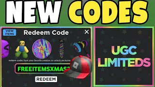 *New* Ugc Limited Codes (January 2024) - Codes For Roblox Ugc Limited Codes