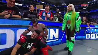 Bobby Lashley e Street Profits Ataca a Rey Mysterio e Santos Escobar - WWE SmackDown 29/9/2023