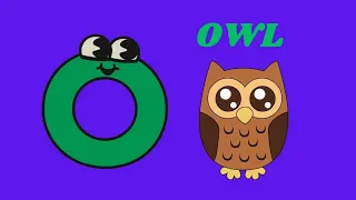 Phonics Song with TWO Words - O For Owl - ABC Alphabet Songs with Sounds for Children