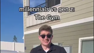 millennials vs gen z (gym meme compilation)