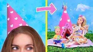 15 Clever Barbie Hacks and Crafts / Barbie Picnic Ideas