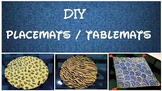 DIY/ Placemats / Tablemats