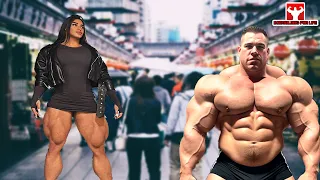 When a Massive Female Bodybuilder in Public Reaction