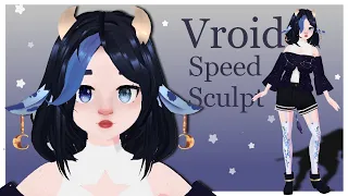 【Vroid Studio】Speed Sculpt - Making of Desteller/Deity