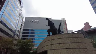 4k Afternoon Walk Lofi - Wandering around Tokyo, seeing Godzilla in Ginza, and a Pokemon Center.