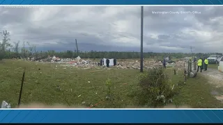 At least 2 people killed in Florida Panhandle after tornado touches down