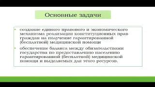 13:50 Программа государственных гарантий оказания бесплатной медицинской помощи гражданам РФ