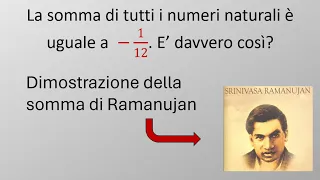 Dimostrazione_Somma di Ramanujan