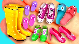 35 EASY SHOES AND MINIATURE IDEAS FOR DOLLHOUSE AND BARBIE