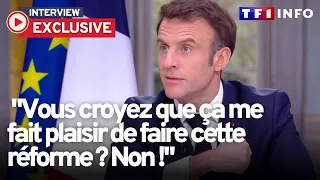 Retraites : l'interview exclusive d'Emmanuel Macron sur TF1 - REPLAY